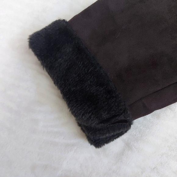 Calvin Klein Brown Faux Fur Lined Winter Jacket - Picture 8 of 8